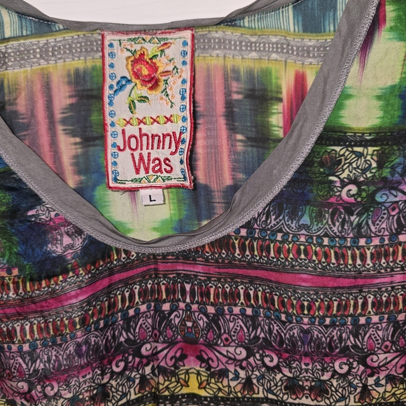 Johnny Was Multicolor Patterned Top - Picture 6 of 6